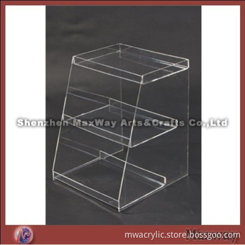 Transparent 3 Tiers Acrylic Cupcake Stand Shelf